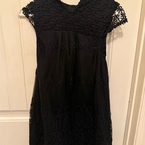 Presley Jaymes Boutique Black Lace Kids Dress